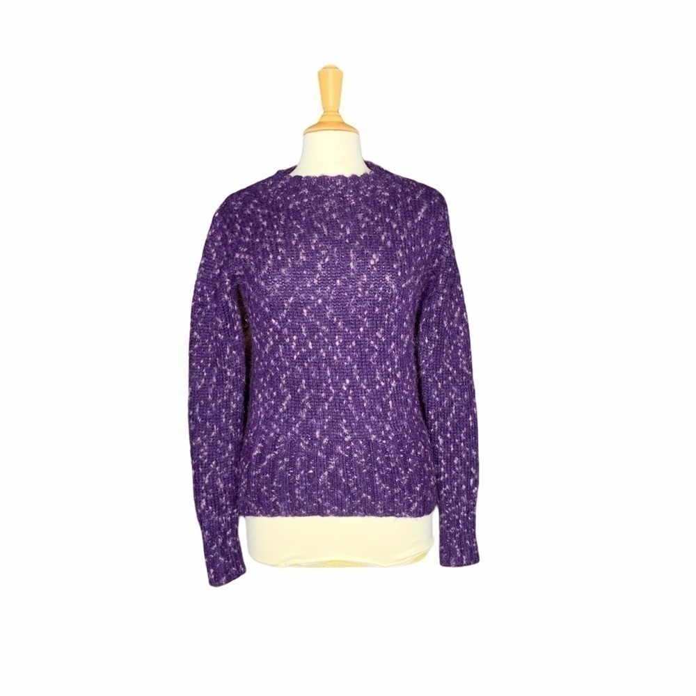 NWOT Club Monaco Alpaca Wool Sweater Purple Small